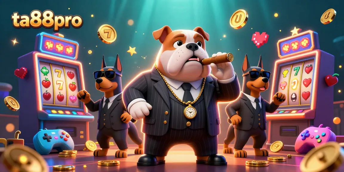 Experience thrilling slots at ta88pro with mafia-themed characters and vibrant casino elements.
