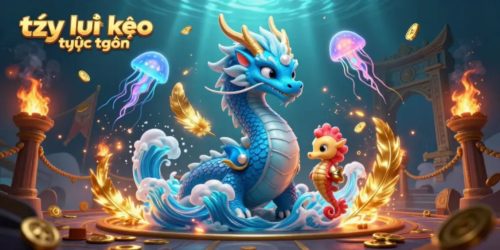 Engage with tỷ lệ kèo trực tuyến through vibrant underwater elements illustrating dynamic sports betting.
