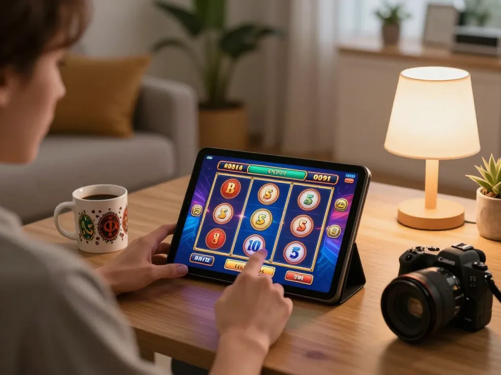 Engaging gameplay at https://13win-asia.com/ showcasing an online slot machine with impressive win combinations.