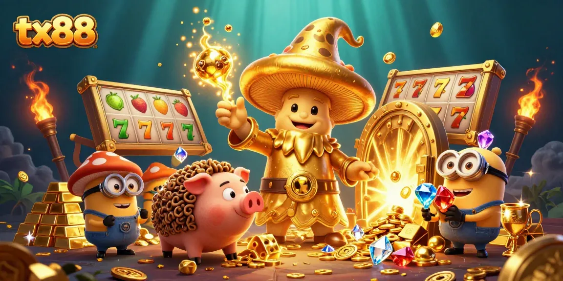 Experience the magic of tx88 as you spin lucky slots with treasures and wizards.