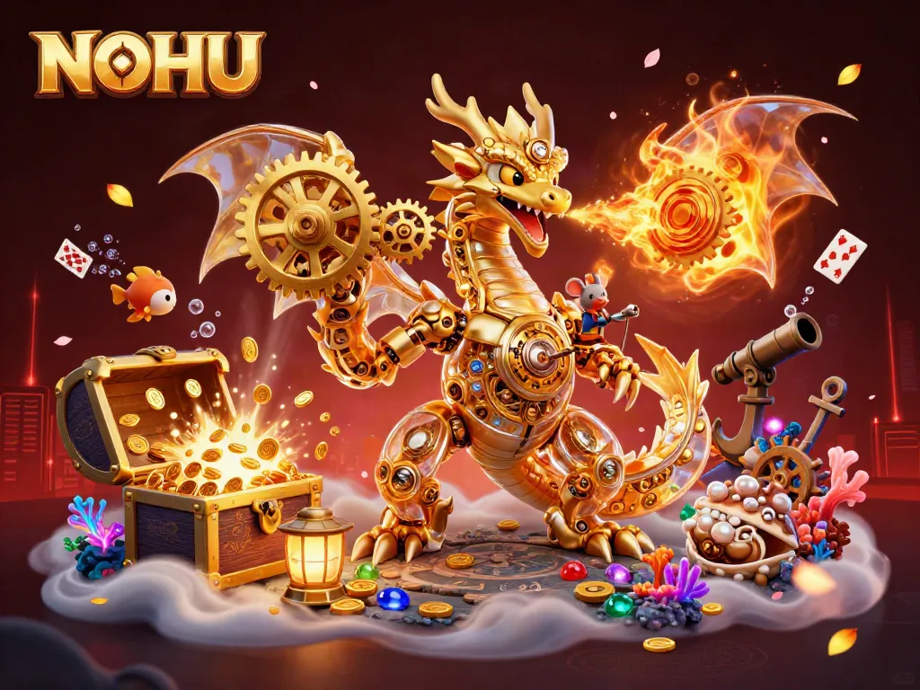 Experience excitement at NOHU casino with dynamic jackpot spins and vibrant gaming elements.