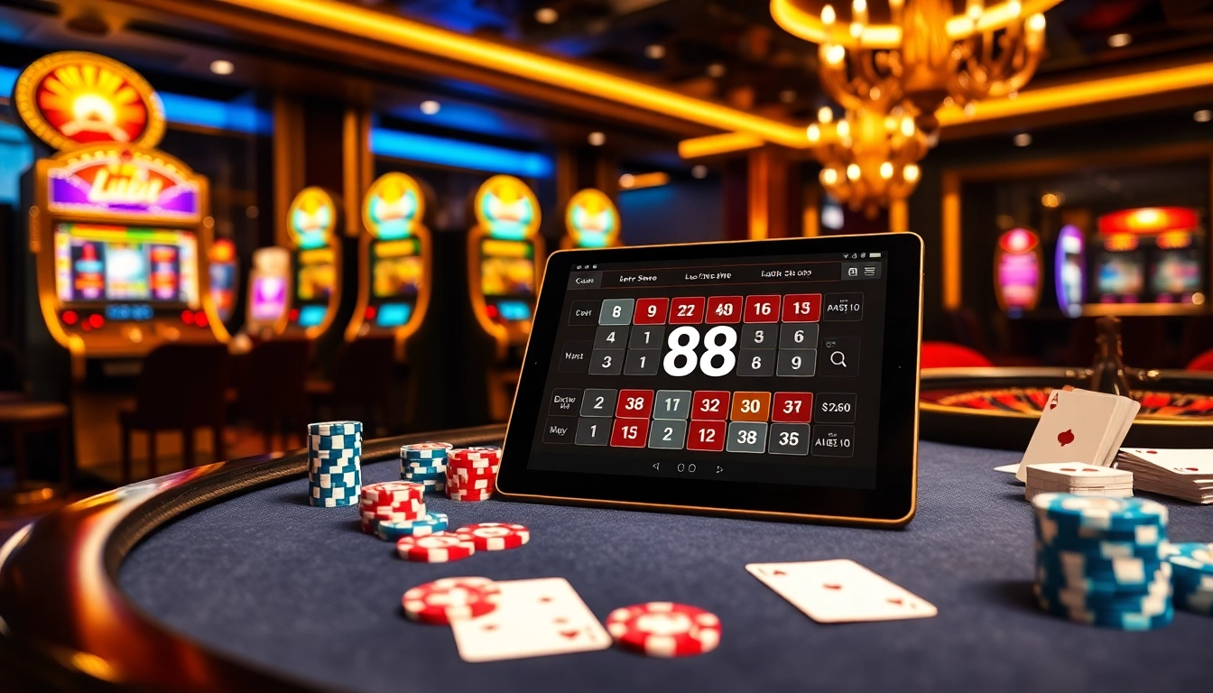 Experience luxury gambling at Lu88.com with vibrant casino visuals and exciting gameplay.