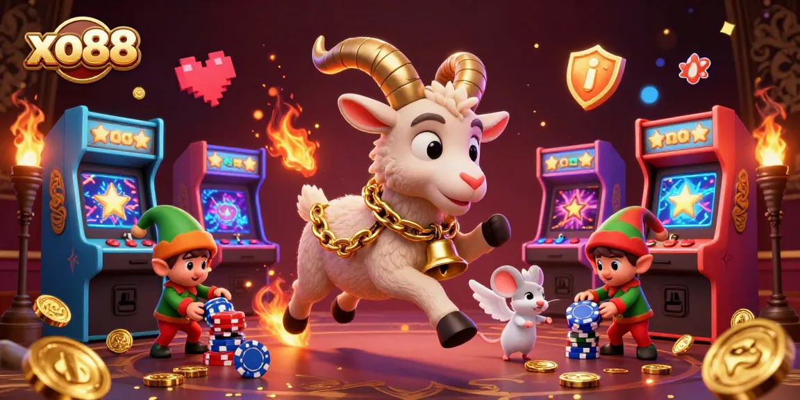 Experience thrilling gameplay at xo88 with Krampus running a festive casino amidst mischievous elves.