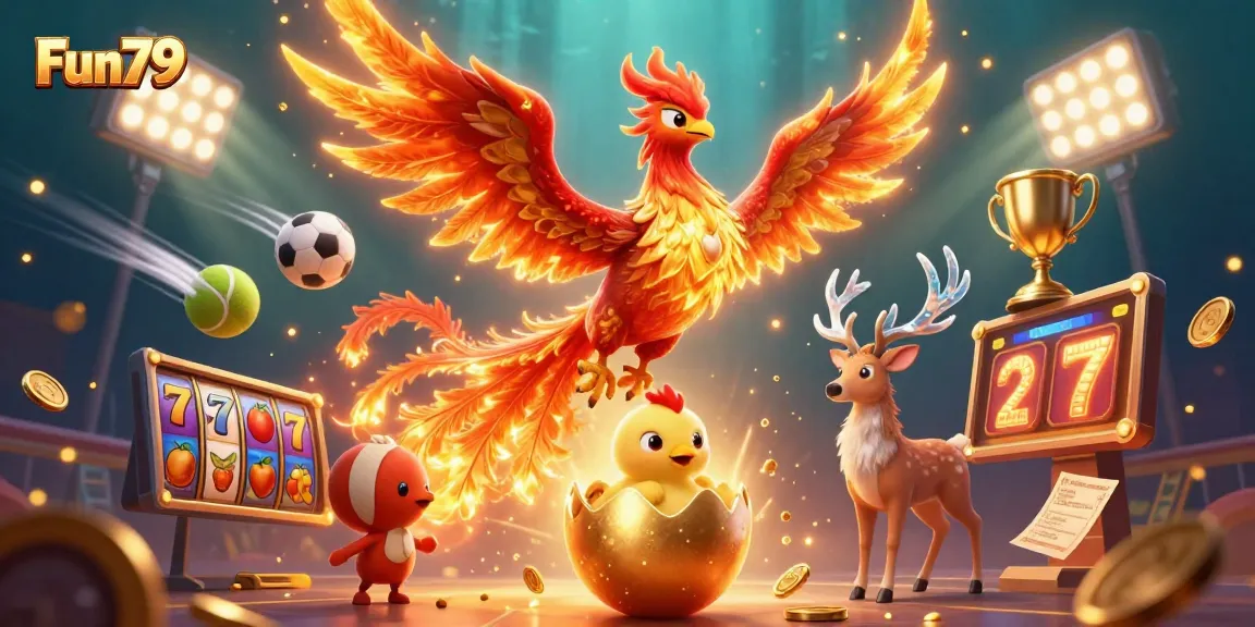 Experience the thrilling Fun79 adventure with vibrant slot games and dynamic characters.